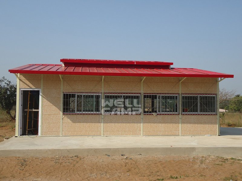 WELLCAMP, WELLCAMP prefab house, WELLCAMP container house Modern Prefabricated House For Classroom In Mozambique Project, Wellcamp K-16 K Prefabricated House image24