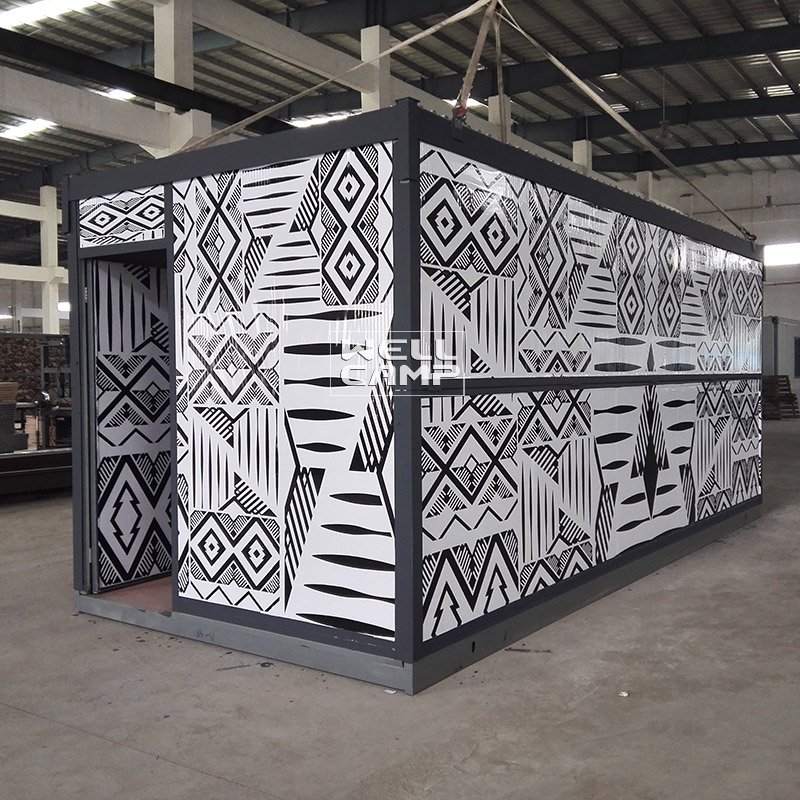 WELLCAMP, WELLCAMP prefab house, WELLCAMP container house Eco Friendly Color Folding Container House For Worker Wellcamp F-7 Folding Container House image66
