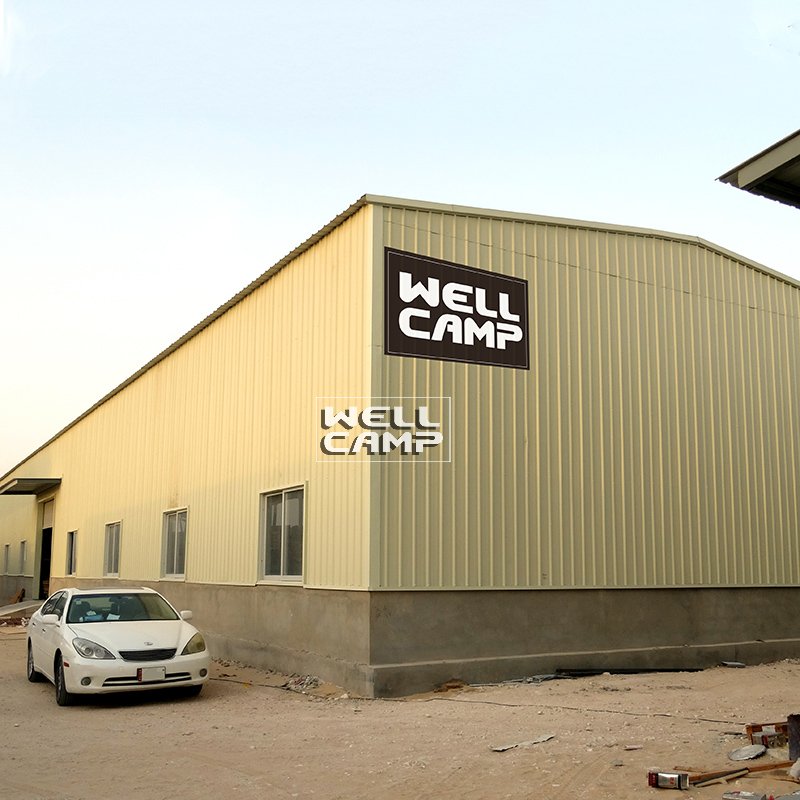 WELLCAMP, WELLCAMP prefab house, WELLCAMP container house Steel Sheet Steel Structure Building With Brick Wall, Wellcamp S-1 Steel Structure Workshop image44