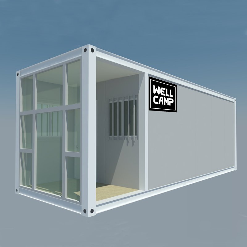 extended long flat pack container house for office, wellcamp fl